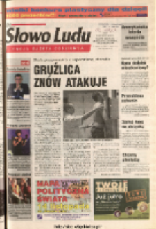 Słowo Ludu 2003 R.LIV, nr 257 (Ponidzie, Jędrzejów, Włoszczowa, Sandomierz, Staszów, Opatów)