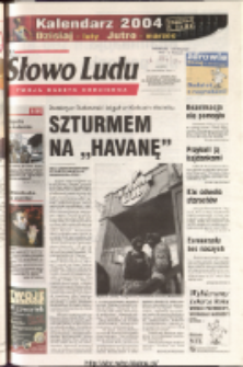 Słowo Ludu 2003 R.LIV, nr 273 (Ponidzie, Jędrzejów, Włoszczowa, Sandomierz, Staszów, Opatów)