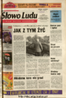 Słowo Ludu 2004 R.LV, nr 233 (Ponidzie, Jędrzej&oacute;w, Włoszczowa, Sandomierz, Stasz&oacute;w, Opat&oacute;w)