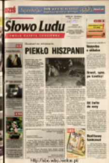 Słowo Ludu 2004 R.LV, nr 241 (Ponidzie, Jędrzej&oacute;w, Włoszczowa, Sandomierz, Stasz&oacute;w, Opat&oacute;w)
