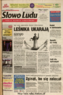 Słowo Ludu 2004 R.LV, nr 257 (Ponidzie, Jędrzej&oacute;w, Włoszczowa, Sandomierz, Stasz&oacute;w, Opat&oacute;w)