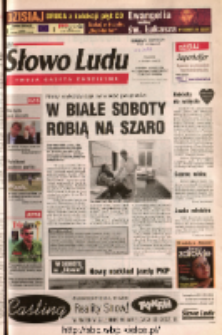 Słowo Ludu 2004 R.LV, nr 287 (Ponidzie, Jędrzejów, Włoszczowa, Sandomierz, Staszów, Opatów)