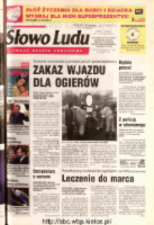 Słowo Ludu 2003 R.LIV, nr 15 (Ostrowiec, Starachowice, Skarżysko, Końskie, Ponidzie, Jędrzej&oacute;w, Włoszczowa, Sandomierz, Stasz&oacute;w, Opat&oacute;w)