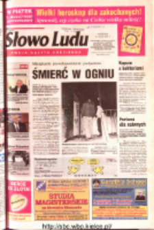 Słowo Ludu 2003 R.LIV, nr 34 (Ostrowiec, Starachowice, Skarżysko, Końskie, Ponidzie, Jędrzejów, Włoszczowa, Sandomierz, Staszów, Opatów)