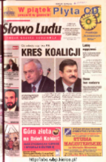 Słowo Ludu 2003 R.LIV, nr 52 (Ostrowiec, Starachowice, Skarżysko, Końskie, Ponidzie, Jędrzej&oacute;w, Włoszczowa, Sandomierz, Stasz&oacute;w, Opat&oacute;w)