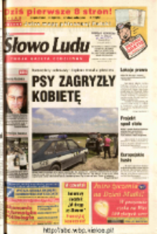 Słowo Ludu 2003 R.LIV, nr 120 (Ostrowiec, Starachowice, Skarżysko, Końskie, Ponidzie, Jędrzejów, Włoszczowa, Sandomierz, Staszów, Opatów)
