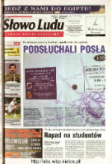 Słowo Ludu 2003 R.LIV, nr 154 (Ostrowiec, Starachowice, Skarżysko, Końskie, Ponidzie, Jędrzejów, Włoszczowa, Sandomierz, Staszów, Opatów)