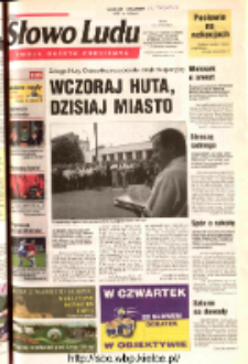 Słowo Ludu 2003 R.LIV, nr 175 (Ostrowiec, Starachowice, Skarżysko, Końskie, Ponidzie, Jędrzejów, Włoszczowa, Sandomierz, Staszów, Opatów)