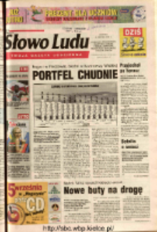 Słowo Ludu 2003 R.LIV, nr 199 (Ostrowiec, Starachowice, Skarżysko, Końskie, Ponidzie, Jędrzejów, Włoszczowa, Sandomierz, Staszów, Opatów)