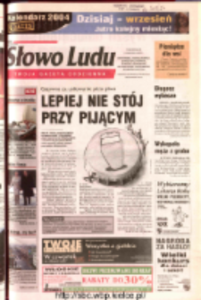Słowo Ludu 2003 R.LIV, nr 284 (Ostrowiec, Starachowice, Skarżysko, Końskie, Ponidzie, Jędrzejów, Włoszczowa, Sandomierz, Staszów, Opatów)