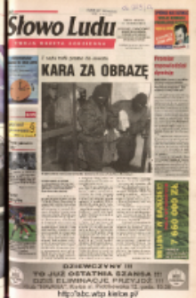 Słowo Ludu 2004 R.LV, nr 74 (Ostrowiec, Starachowice, Skarżysko, Końskie, Ponidzie, Jędrzej&oacute;w, Włoszczowa, Sandomierz, Stasz&oacute;w, Opat&oacute;w)