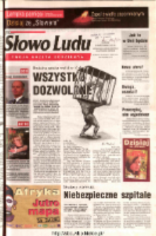 Słowo Ludu 2003 R.LIV, nr 253 (Ostrowiec, Starachowice, Skarżysko, Końskie)