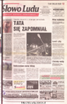 Słowo Ludu 2001 R.LII, nr 139 (Ostrowiec, Starachowice, Skarżysko, Końskie, Ponidzie, Jędrzej&oacute;w, Włoszczowa, Sandomierz, Stasz&oacute;w, Opat&oacute;w)