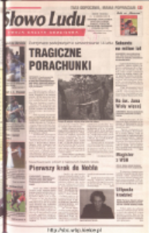 Słowo Ludu 2001 R.LII, nr 144 (Ostrowiec, Starachowice, Skarżysko, Końskie, Ponidzie, Jędrzejów, Włoszczowa, Sandomierz, Staszów, Opatów)