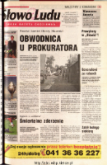 Słowo Ludu 2001 R.LII, nr 191 (Ostrowiec, Starachowice, Skarżysko, Końskie, Ponidzie, Jędrzej&oacute;w, Włoszczowa, Sandomierz, Stasz&oacute;w, Opat&oacute;w)