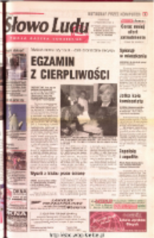 Słowo Ludu 2001 R.LII, nr 240 (Ostrowiec, Starachowice, Skarżysko, Końskie, Ponidzie, Jędrzejów, Włoszczowa, Sandomierz, Staszów, Opatów)
