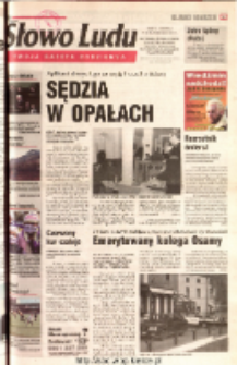 Słowo Ludu 2001 R.LII, nr 251 (Ostrowiec, Starachowice, Skarżysko, Końskie, Ponidzie, Jędrzej&oacute;w, Włoszczowa, Sandomierz, Stasz&oacute;w, Opat&oacute;w)
