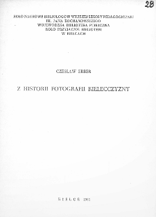Z historii fotografii Kielecczyzny