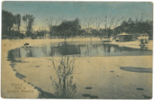 Kielce. Staw w ogrodzie Staszica.