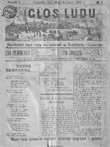 Głos Ludu, 1907, nr 7