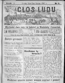 Głos Ludu, 1907, nr 10
