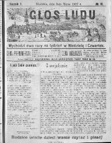 Głos Ludu, 1907, nr 18