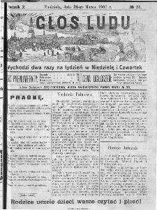 Głos Ludu, 1907, nr 24