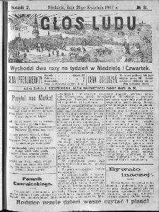 Głos Ludu, 1907, nr 31