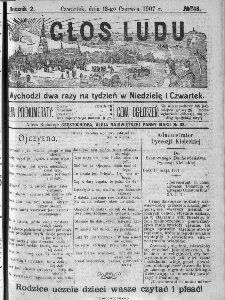 Głos Ludu, 1907, nr 46