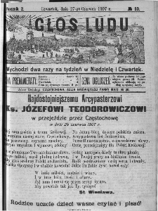 Głos Ludu, 1907, nr 50