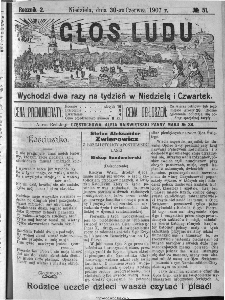 Głos Ludu, 1907, nr 51