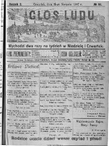 Głos Ludu, 1907, nr 64