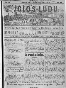 Głos Ludu, 1907, nr 66