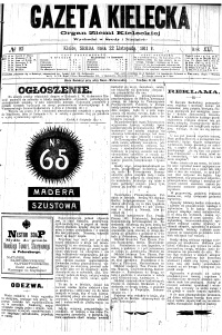 Gazeta Kielecka, 1911, R.42, nr 74
