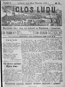Głos Ludu, 1907, nr 76