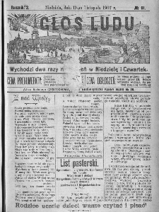 Głos Ludu, 1907, nr 91