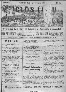 Głos Ludu, 1907, nr 95
