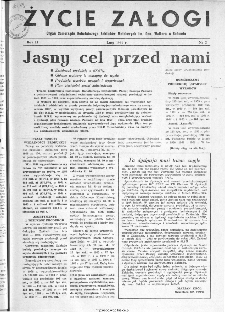 Życie Załogi : organ Samorządu Robotniczego Zakładów Metalowych im. Gen. Waltera w Radomiu, 1959, nr 2