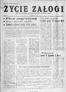 Życie Załogi : organ Samorządu Robotniczego Zakładów Metalowych im. Gen. Waltera w Radomiu, 1959, nr 11