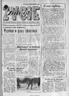 Życie Załogi : organ Samorządu Robotniczego Zakładów Metalowych im. Gen. Waltera w Radomiu, 1961, nr 1