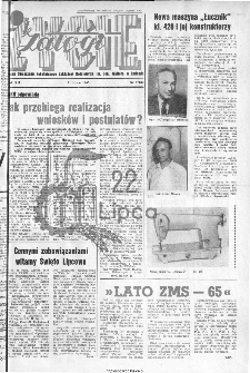 Życie Załogi : organ Samorządu Robotniczego Zakładów Metalowych im. Gen. Waltera w Radomiu, 1965, nr 7