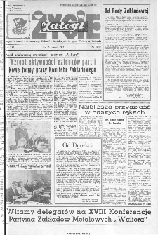 Życie Załogi : organ Samorządu Robotniczego Zakładów Metalowych im. Gen. Waltera w Radomiu, 1972, nr 23