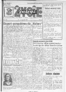 Życie Załogi : organ Samorządu Robotniczego Zakład&oacute;w Metalowych im. Gen. Waltera w Radomiu, 1974, nr 3