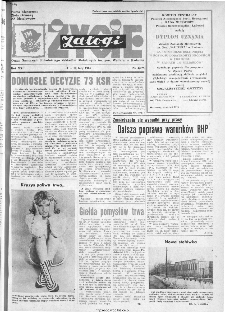 Życie Załogi : organ Samorządu Robotniczego Zakład&oacute;w Metalowych im. Gen. Waltera w Radomiu, 1974, nr 4