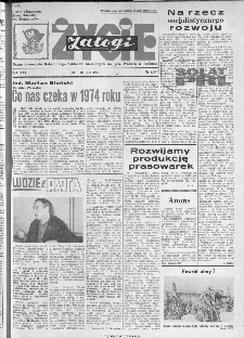 Życie Załogi : organ Samorządu Robotniczego Zakład&oacute;w Metalowych im. Gen. Waltera w Radomiu, 1974, nr 6