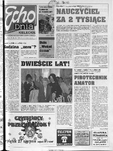 Echo Dnia 1999, R.25, nr 196 (Kieleckie)