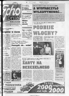 Echo Dnia 1999, R.25, nr 244 (Kieleckie)