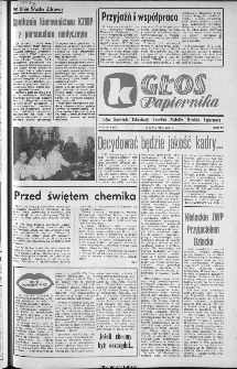 Głos Papiernika : organ Samorządu Robotniczego Kieleckich Zakład&oacute;w Wyrob&oacute;w Papierowych, 1979, nr 8 (107)