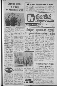 Głos Papiernika : organ Samorządu Robotniczego Kieleckich Zakład&oacute;w Wyrob&oacute;w Papierowych, 1979, nr 16 (115)