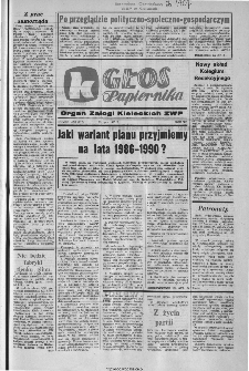 Głos Papiernika : organ Samorządu Robotniczego Kieleckich Zakład&oacute;w Wyrob&oacute;w Papierowych, 1985, nr 11-12 (217)